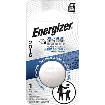 Energizer 2016 Batteries (1 Pack), 3V Lithium Coin Batteries