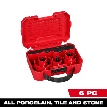 Milwaukee 6PC DIAMOND MAX™ Hole Saw Set