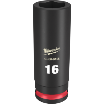 Milwaukee SHOCKWAVE™ Impact Duty 3/8" Drive 16MM Deep 6 Point Socket