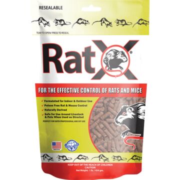 RatX Pellet Rat And Mouse Killer, 1 Lb.