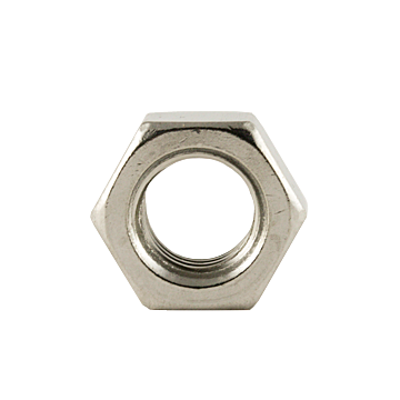 DIN 934 Hex Nut, Coarse Thread, M8-1.25, Stainless Steel A2-70