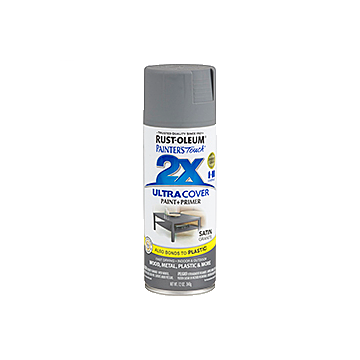 Painter's Touch® 2X Ultra Cover® Spray Paint - 2X Ultra Cover Satin Spray - 12 oz. Spray - Satin Granite