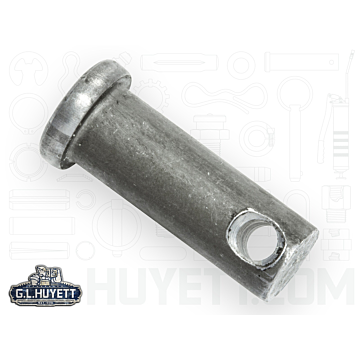 Huyett ITW Shakeproof Clevis Pin 7/16" x 1" Low Carbon Steel Plain Effective Length 49/64"