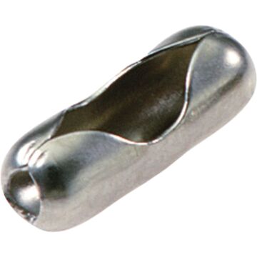Lucky Line 3/16 in. No. 10 Nickel-Plated Brass Ball Chain Connector 