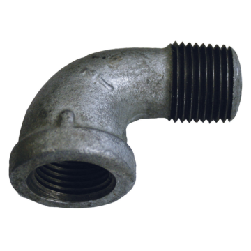 2-1/2" 90° Street Elbow Galvanized