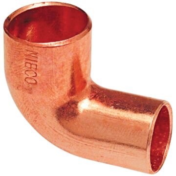 NIBCO 1/2 In. 90 Deg. Close Ruff Copper Street Elbow (1/4 Bend)