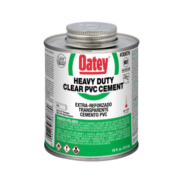 Oatey® 16 oz. PVC Heavy Duty Clear Cement