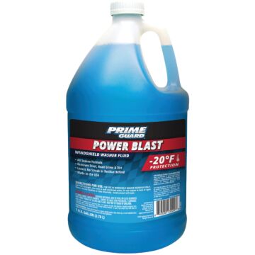 Prime Guard Power Blast 1 Gal. -20 Deg F All Season Formula Windshield Washer Fluid with Antifreeze