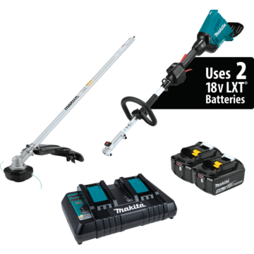 36V (18V X2) LXT® Brushless Couple Shaft Power Head Kit with String Trimmer Attachment (5.0Ah)