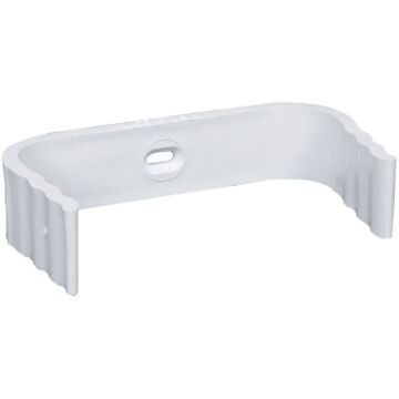 Amerimax 2 In. x 3 In. Traditional K-Style White Vinyl Downspout Clip