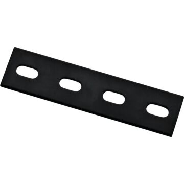 National Catalog 1181BC 6 In. x 1-1/2 In. Black Heavy Duty Mending Plate