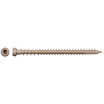 Deck-Drive™ DCU COMPOSITE Screw (Collated) — #10 x 2-3/4 in. Quik Guard® Gray 01 (1000-Qty)
