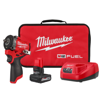 M12 FUEL™ Stubby 3/8" Impact Wrench Kit