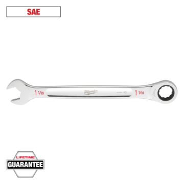 Milwaukee 1-1/16" Ratcheting Combination Wrench