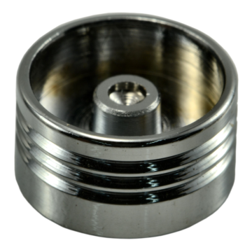 Sck Hd Cover Chr, 1/4 Button