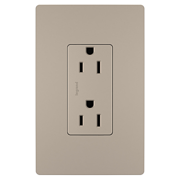 Pass & Seymour radiant® Tamper-Resistant Outlet, Nickel
