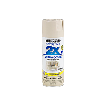 Painter's Touch® 2X Ultra Cover® Spray Paint - 2X Ultra Cover Gloss Spray - 12 oz. Spray - Gloss Almond