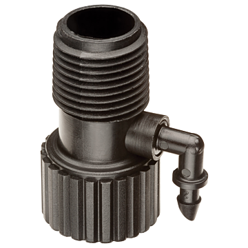 Rain Bird RISMAN1S Drip Irrigation Riser Adapter Drip and Sprinkler Watering, 1/2" Female Pipe Thread x 1/2" Male Pipe Thread x 1/4" Barbed End