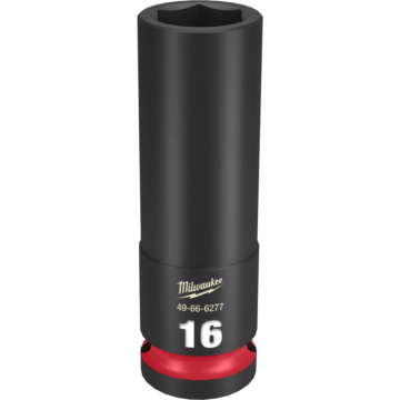 Milwaukee SHOCKWAVE™ Impact Duty 1/2" Drive 16MM Deep 6 Point Socket