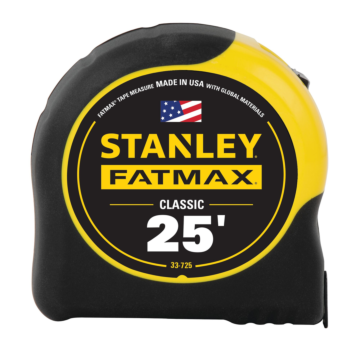 STANLEY FATMAX Tape Measure with BladeArmor Coating 1-1/4in. X 25 ft
