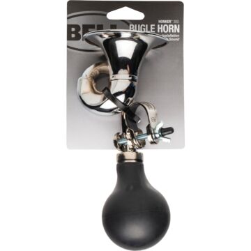 Bell Sports Chrome-Plated Steel Bugle Bicycle Horn