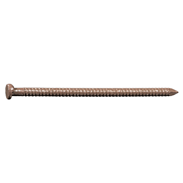 1-5/8" Walnut Brown Painted Steel Panel Flat Head Nails