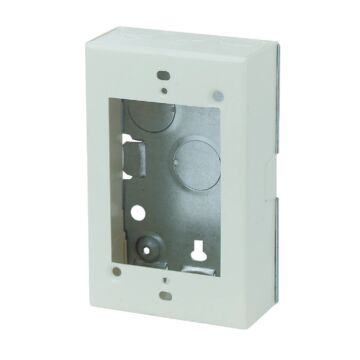 Wiremold Ivory Steel 1-3/8 In. Outlet Box