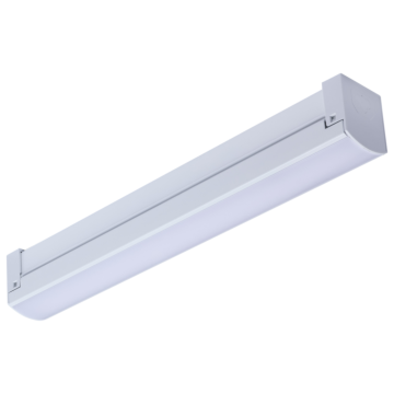 Satco LED 1 Foot Connectable Strip Light - 10 Watts - 27K/30K/35K/40K/50K CCT Selectable - White Finish - 120 Volt