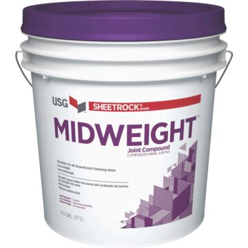 Sheetrock Midweight 4.5 Gal. Pre-Mixed All-Purpose Drywall Joint Compound