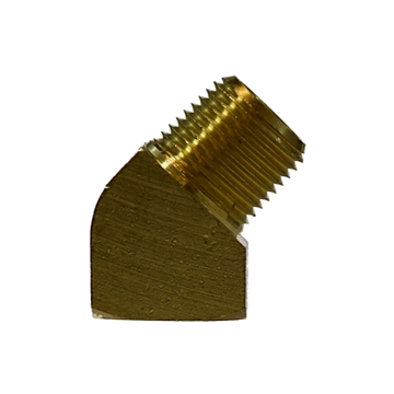 3/8 MIPXFIP BRASS 45 STREET ELBOW