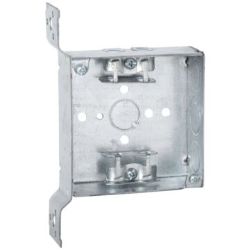 Raco Bracket Mount 4 In. x 4 In. Armored Cable Square Box