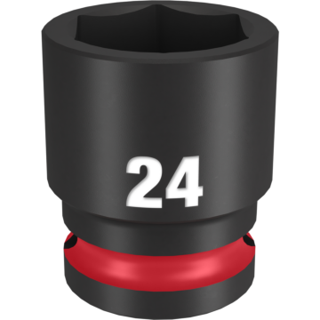 Milwaukee SHOCKWAVE™ Impact Duty 1/2" Drive 24MM Standard 6 Point Socket