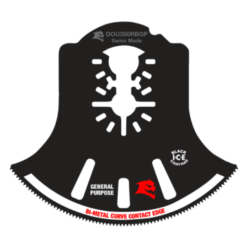 3-1/2 in. Universal Fit Bi-Metal Oscillating Blade for General Purpose Cuts