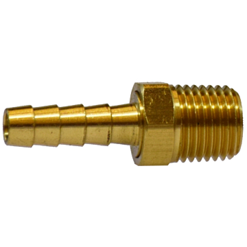 Brass Swivel Hose Adapter MPT x Barb