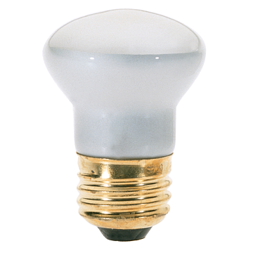Satco 40 Watt R14 Incandescent - Frost - 1500 Average rated hours - 280 Lumens - Medium base - 120 Volt - Carded