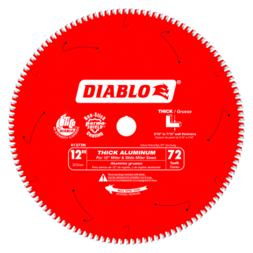12 in. x 72 Tooth Thick Aluminum Cutting Saw Blade