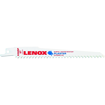 LENOX Reciprocating Saw Blade With Power Blast Technology, Bi-Metal, 6-Inch, 6 Tpi, 5/Pk