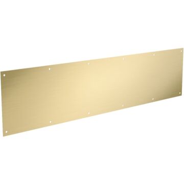 National Hardware 8 In. x 34 In. Brushed Gold Kickplate