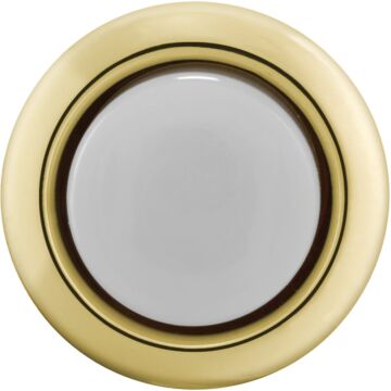 Button Push Lighted Gold Rnd