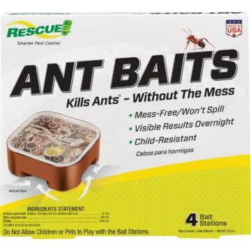 Rescue Ant Bait Station (4-Pack)