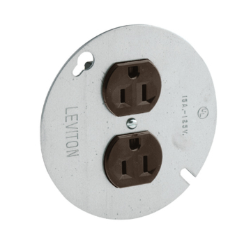 15 Amp Duplex Receptacle/Outlet, Commercial Grade, Self-Grounding