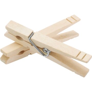 Whitmor Spring Hardwood Clothespins (50-Pack)