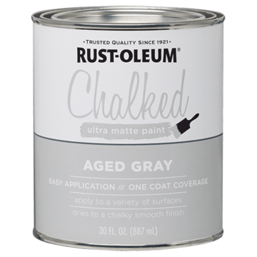 Chalked Paint - Ultra Matte Paint - 30 oz. - Aged Gray