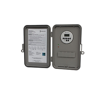 24-Hour or 7-Day 120-277V Electronic Time Control, 40A, Type 3R Outdoor Plastic Enclosure