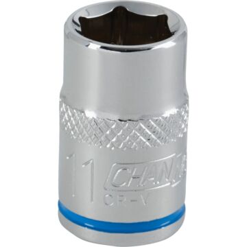 Channellock 3/8 In. Drive 11 mm 6-Point Shallow Metric Socket