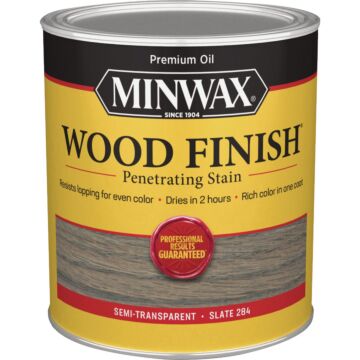 Minwax Penetrating Stain Wood Finish, Slate, 1 Qt.