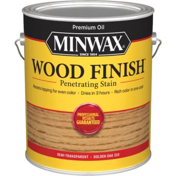 Minwax Wood Finish VOC Penetrating Stain, Golden Oak, 1 Gal.