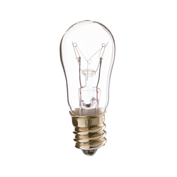 Satco 6 Watt S6 Incandescent - Clear - 1500 Average rated hours - 25 Lumens - Candelabra base - 230 Volt