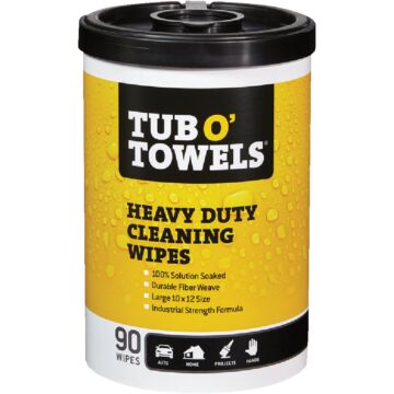 Tub O Towels Heavy Duty Cleaning Wipes (90 Ct.)