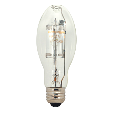 Satco 150 Watt - Metal Halide HID - Medium base - ED17 - Clear - 65 CRI - 4000K